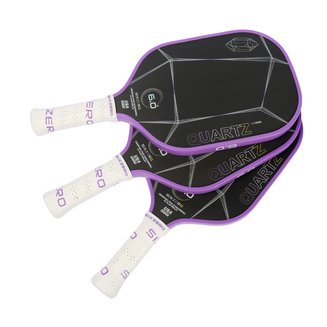 Six Zero - Quartz 15mm Pickleball Paddle - Amethyst