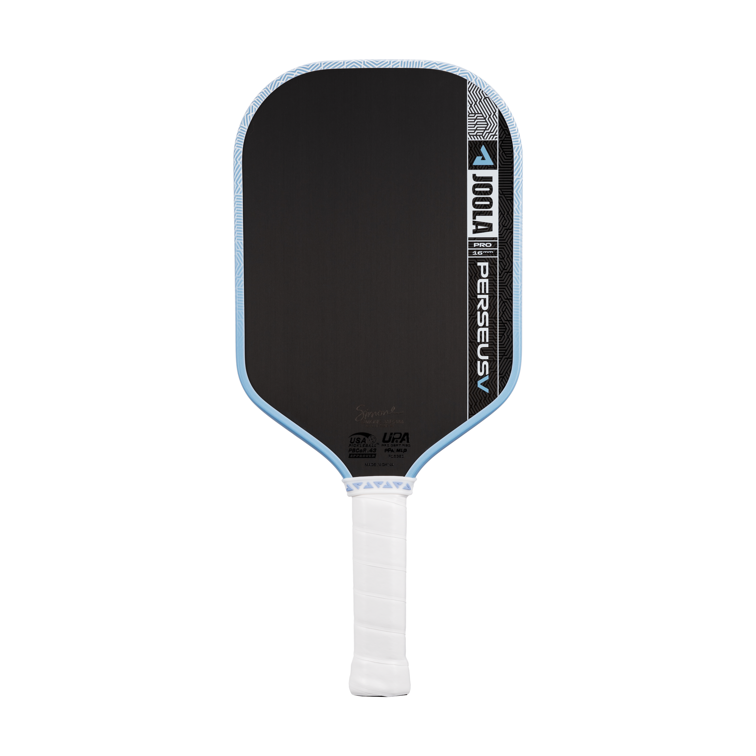 JOOLA – Simone Jardim Perseus Pro V Pickleball Paddle 16mm (Breeze Blue)