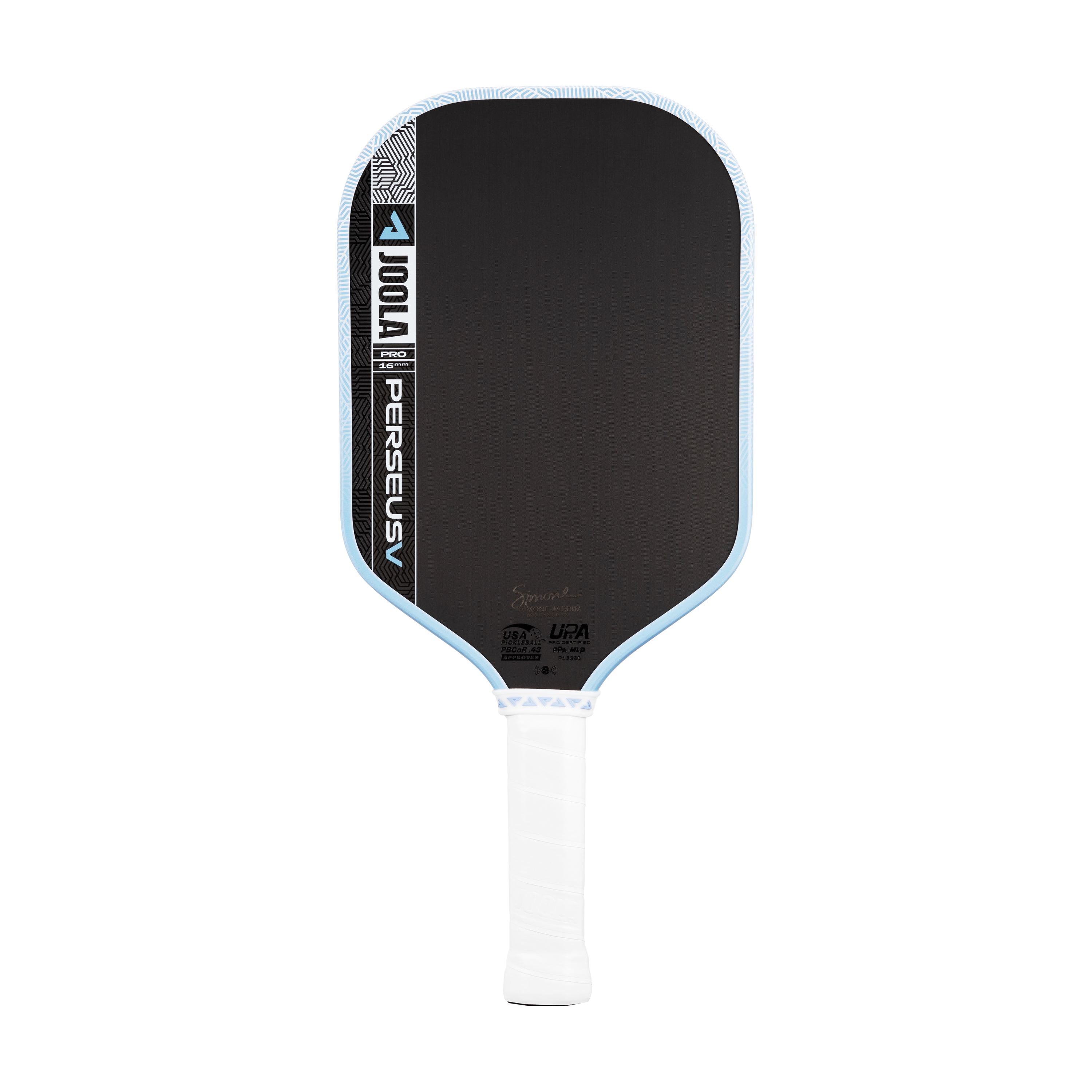 JOOLA – Simone Jardim Perseus Pro V Pickleball Paddle 16mm (Breeze Blue)