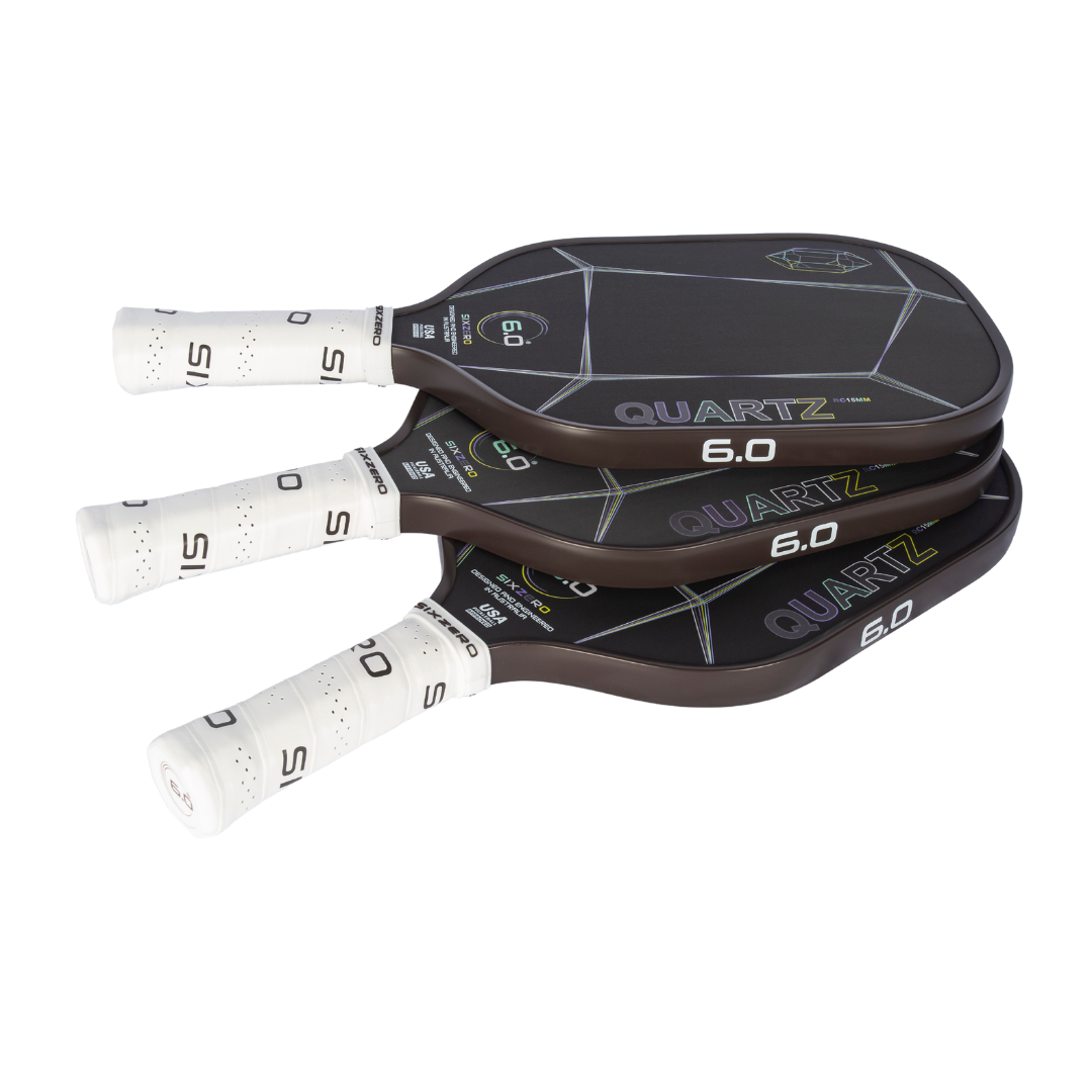 Six Zero - Quartz 15mm Pickleball Paddle - Smokey