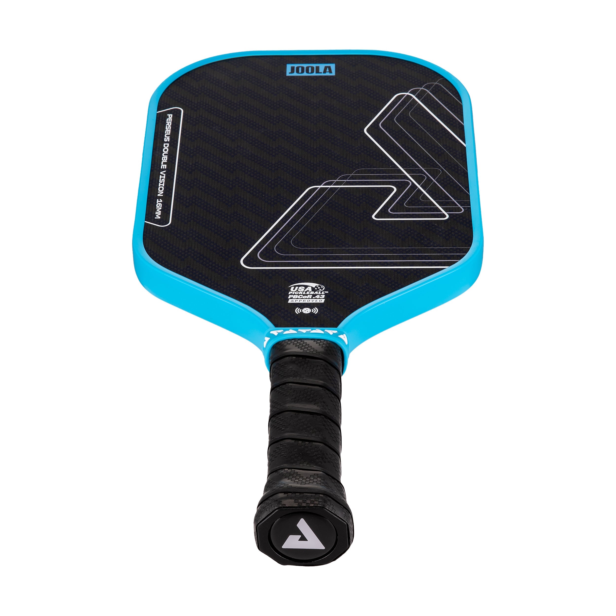 Joola - Perseus Double Vision 16mm Pickleball Paddle - Bolt Blue