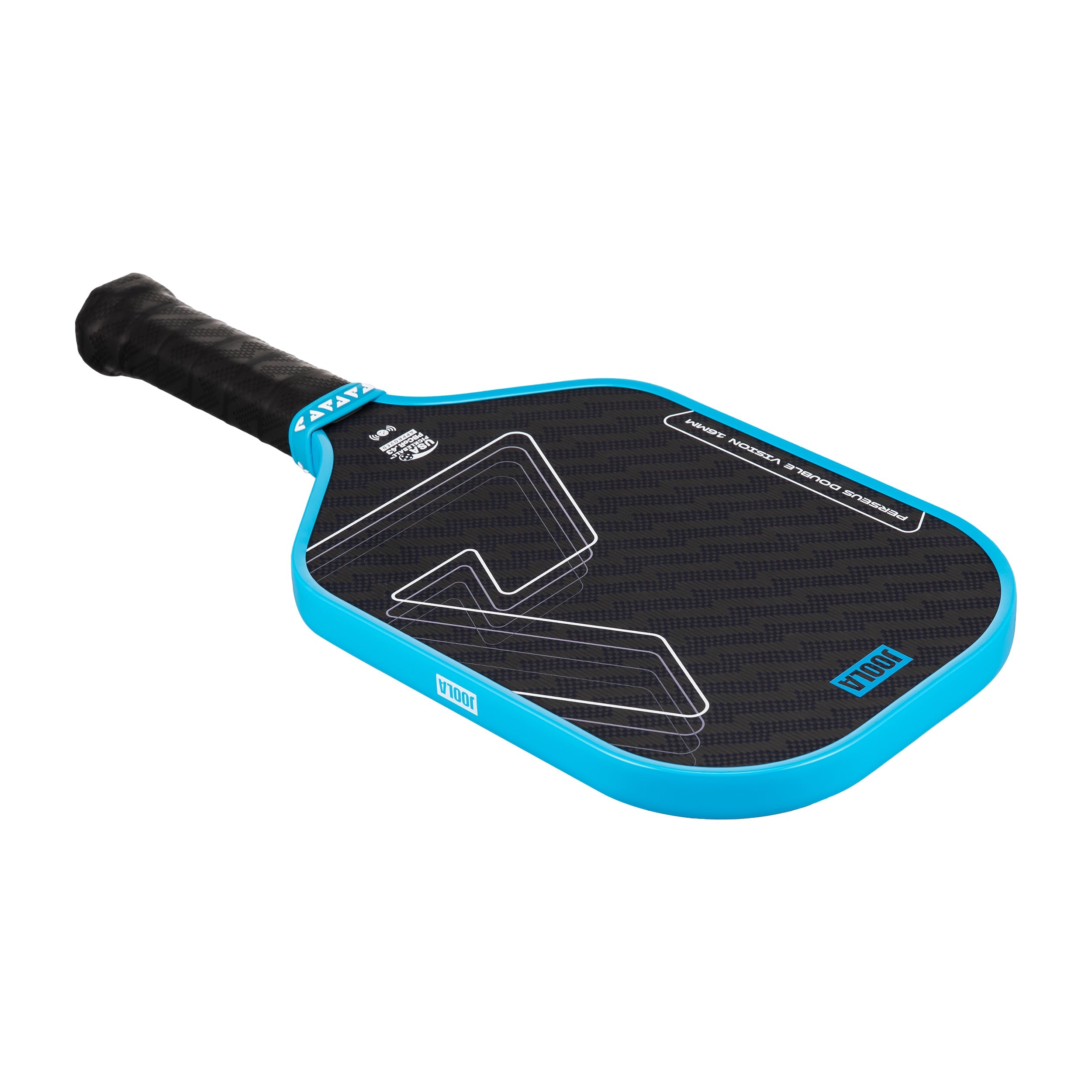 Joola - Perseus Double Vision 16mm Pickleball Paddle - Bolt Blue