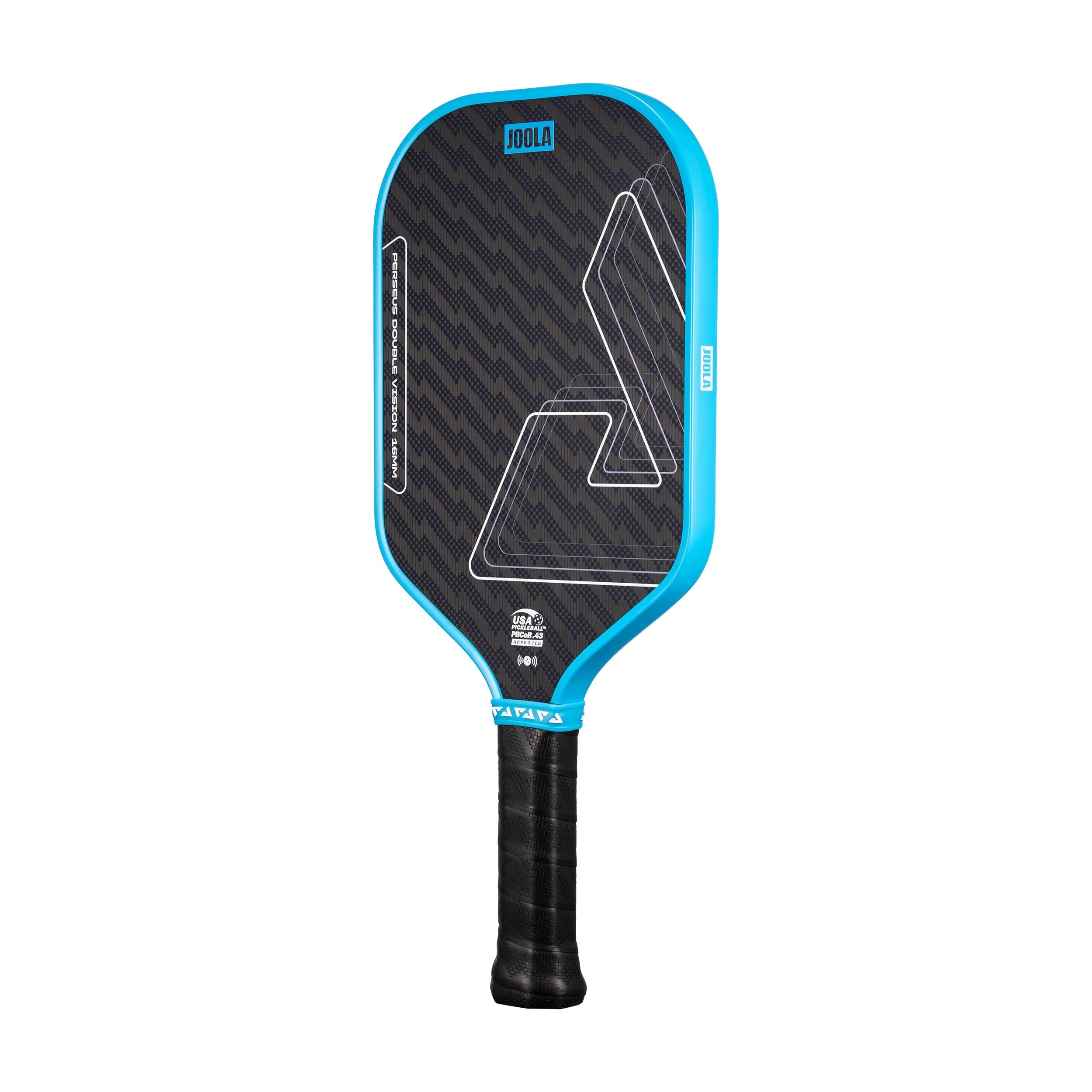 Joola - Perseus Double Vision 16mm Pickleball Paddle - Bolt Blue