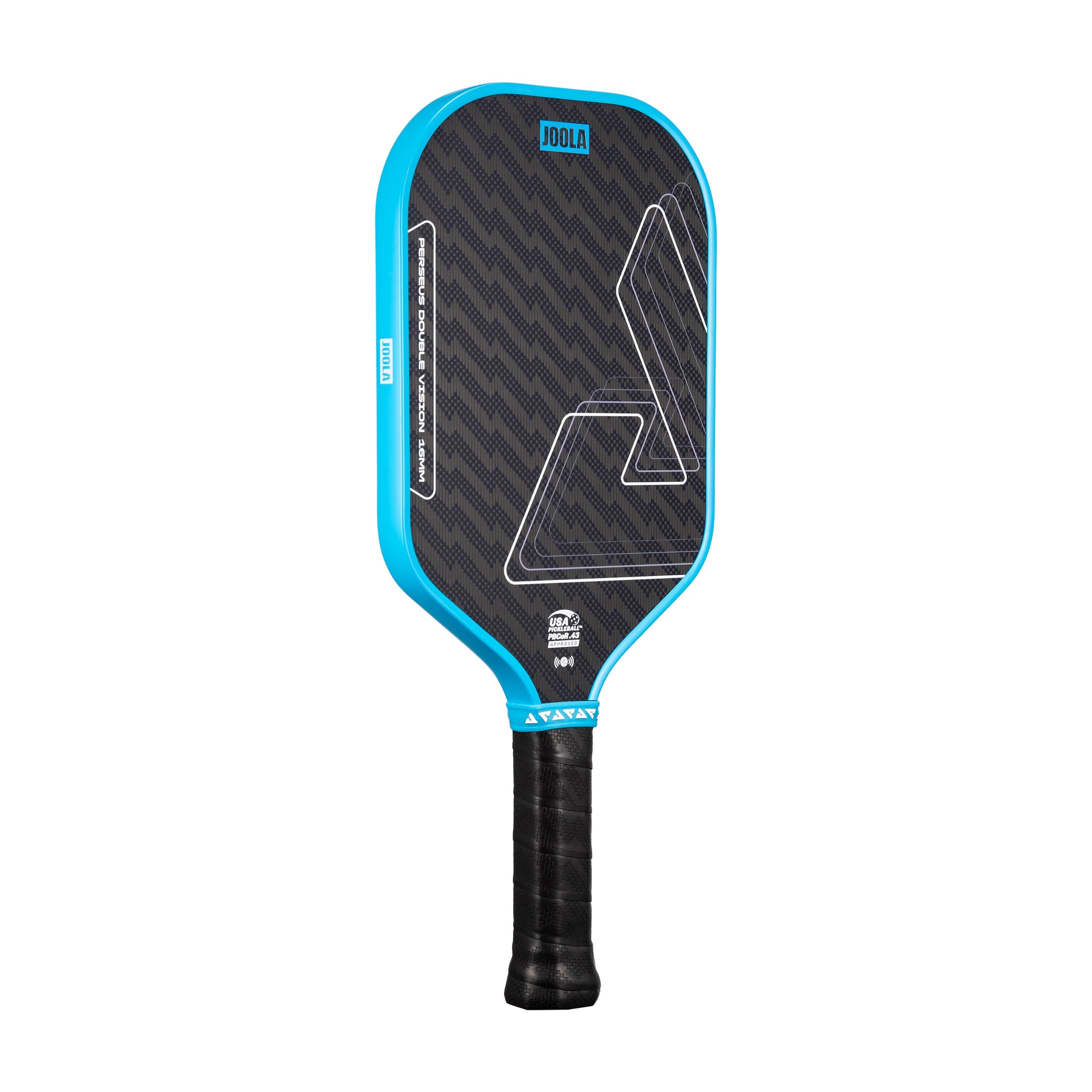 Joola - Perseus Double Vision 16mm Pickleball Paddle - Bolt Blue