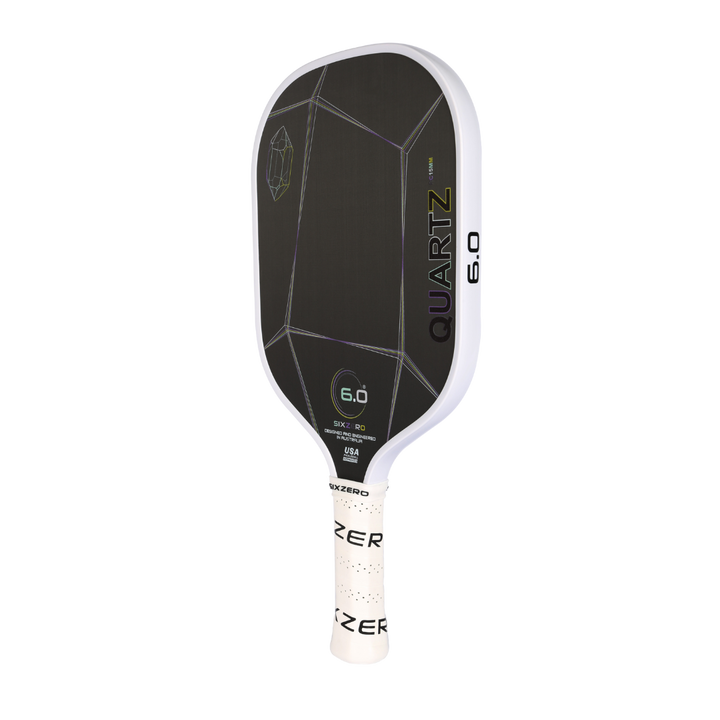 Six Zero - Quartz 15mm Pickleball Paddle - White