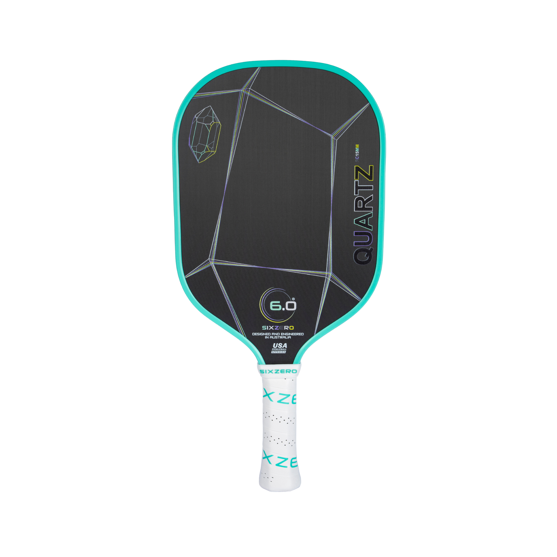 Six Zero - Quartz 15mm Pickleball Paddle - Prasiolite