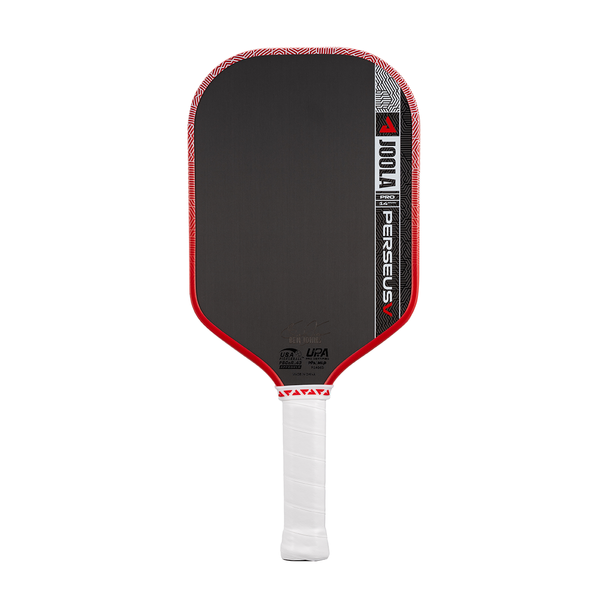 JOOLA – Ben Johns Perseus Pro V Pickleball Paddle 14mm (Blaze Red)