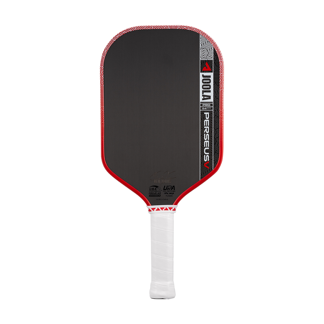JOOLA – Ben Johns Perseus Pro V Pickleball Paddle 14mm (Blaze Red)