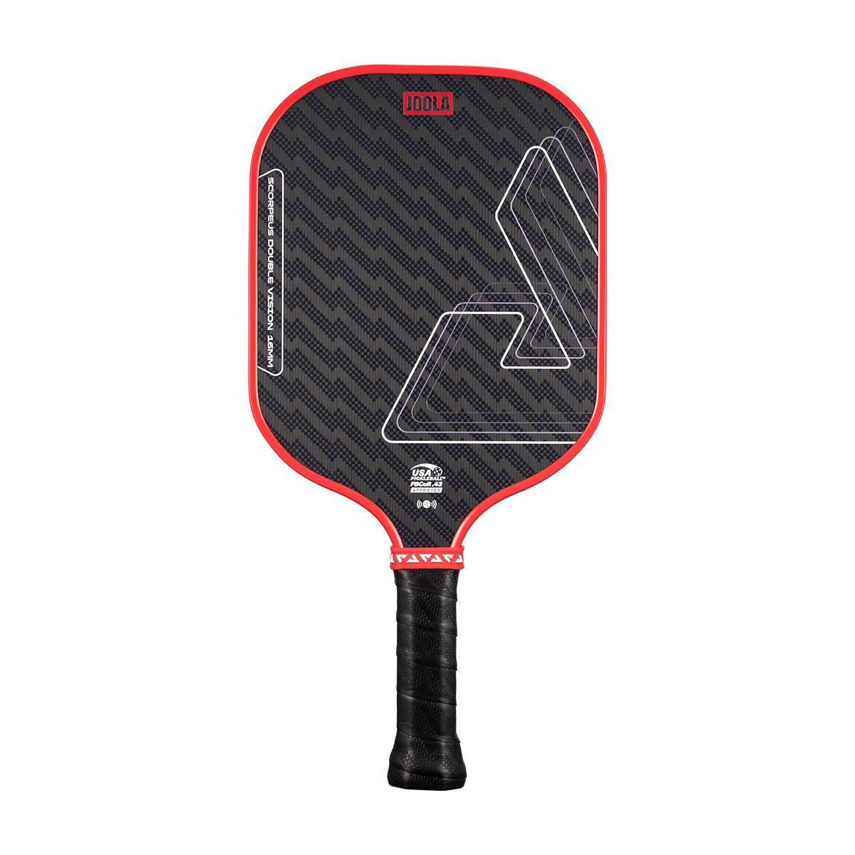 Joola - Scorpeus Double Vision 16mm Pickleball Paddle - Blaze Red