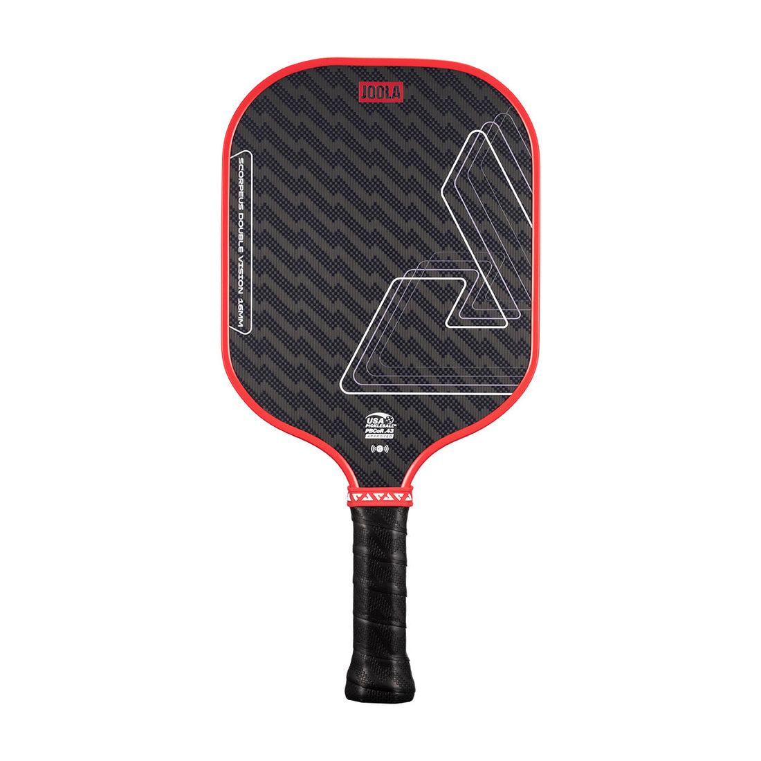 Joola - Scorpeus Double Vision 16mm Pickleball Paddle - Blaze Red
