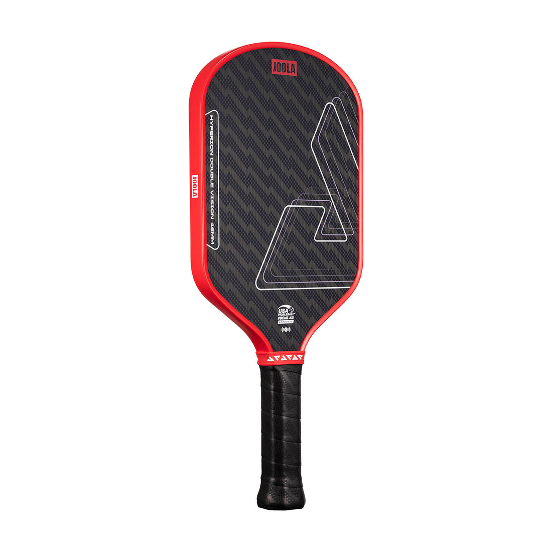 Joola - Hyperion Double Vision 16mm Pickleball Paddle - Blaze Red