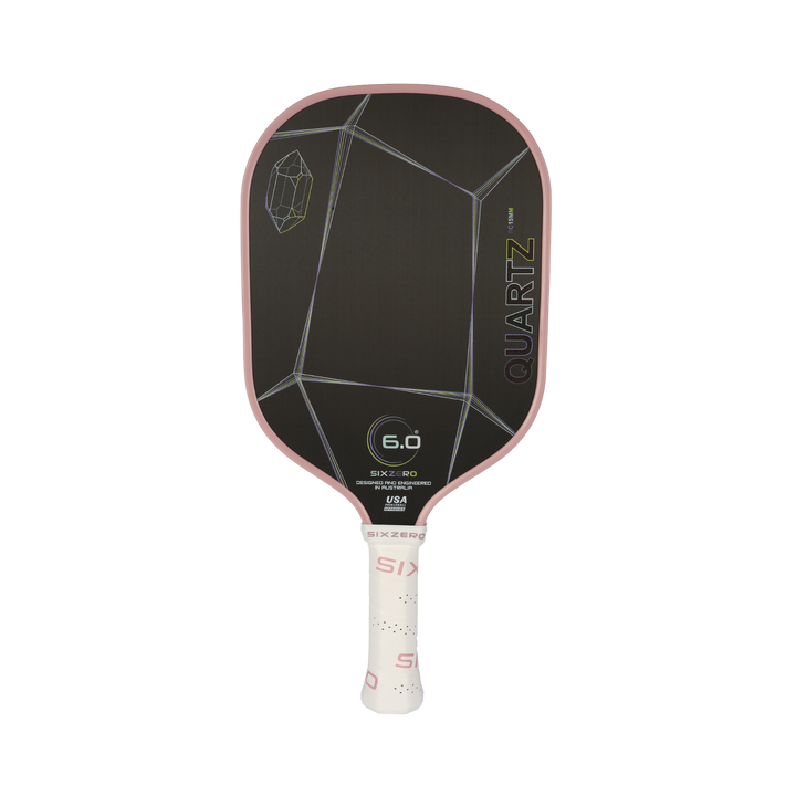 Six Zero - Quartz 15mm Pickleball Paddle - Rose