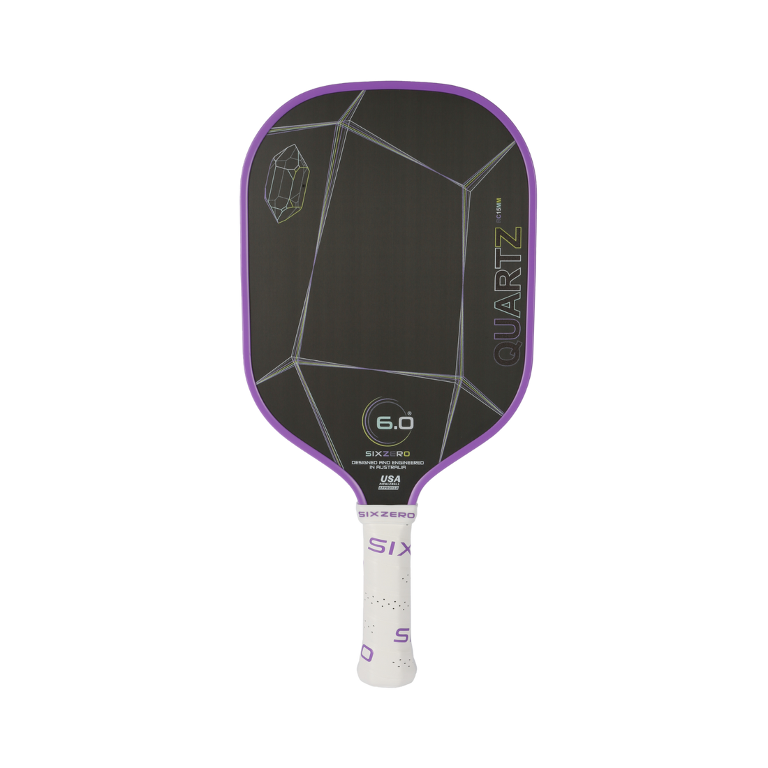 Six Zero - Quartz 15mm Pickleball Paddle - Amethyst