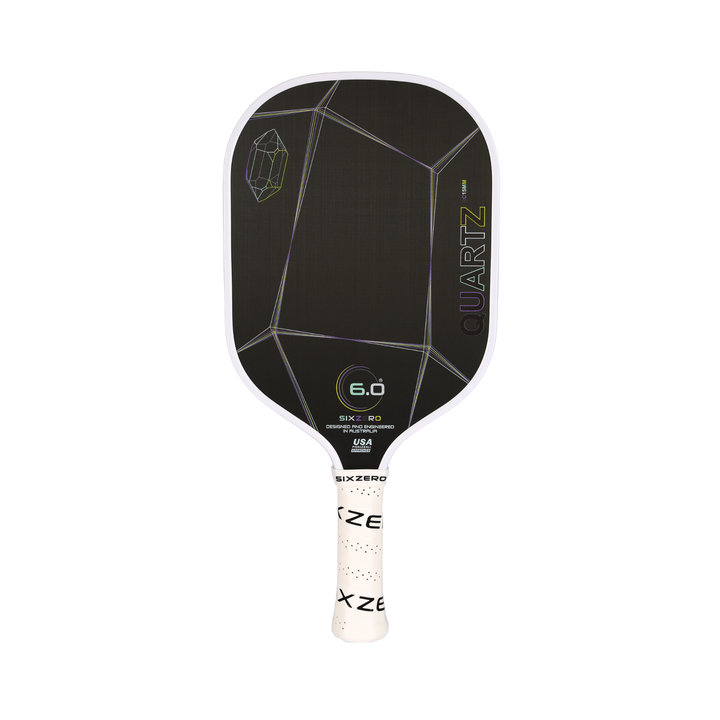 Six Zero - Quartz 15mm Pickleball Paddle - White