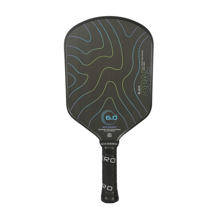 Six Zero - Black Opal 14mm Pickleball Paddle