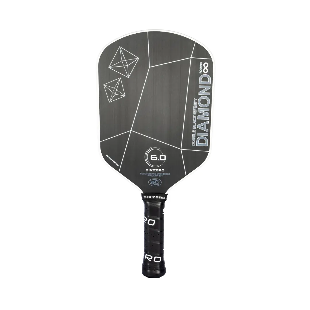 Six Zero - Infinity Edgeless Double Black Diamond Control Pickleball Paddle