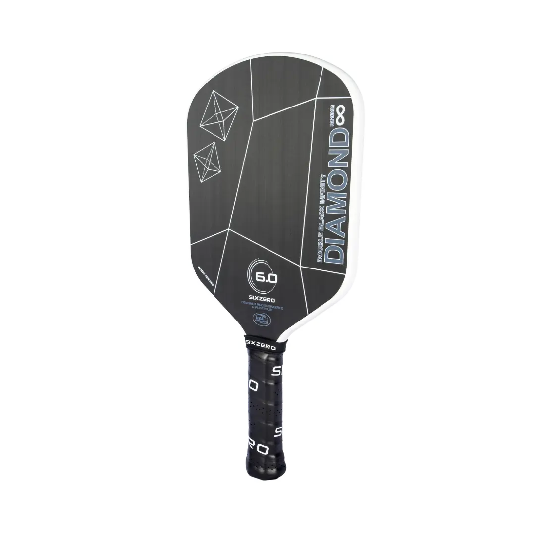 Six Zero - Infinity Edgeless Double Black Diamond Control Pickleball Paddle