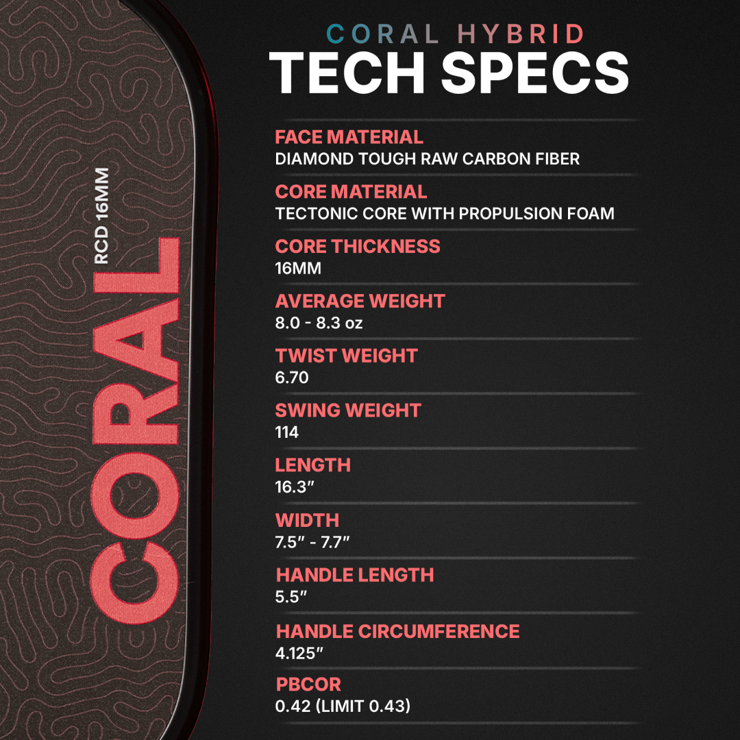 Six Zero - Coral 16mm Hybrid (Black)