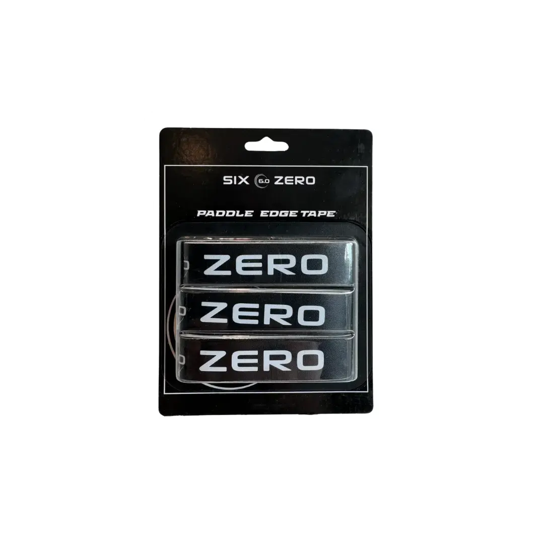 Six Zero - Professional Edgeguard Pickleball Paddle Tape (Black)
