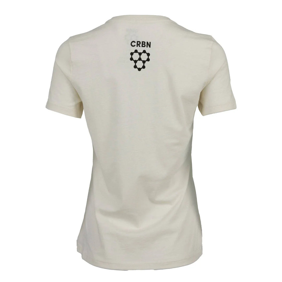 CRBN Center Chest Logo Women's Relaxed Jersey Tee - Pickleball Apparel
