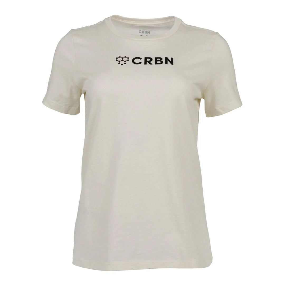 CRBN Center Chest Logo Women's Relaxed Jersey Tee - Pickleball Apparel