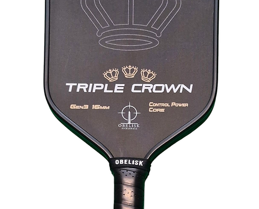 Obelisk Triple Crown Gen 3 Pickleball Paddle 16mm – The Pickleball