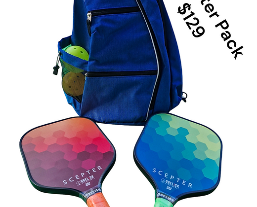 Obelisk Scepter Pickleball Paddle & Pickleball Balls - Starter Package