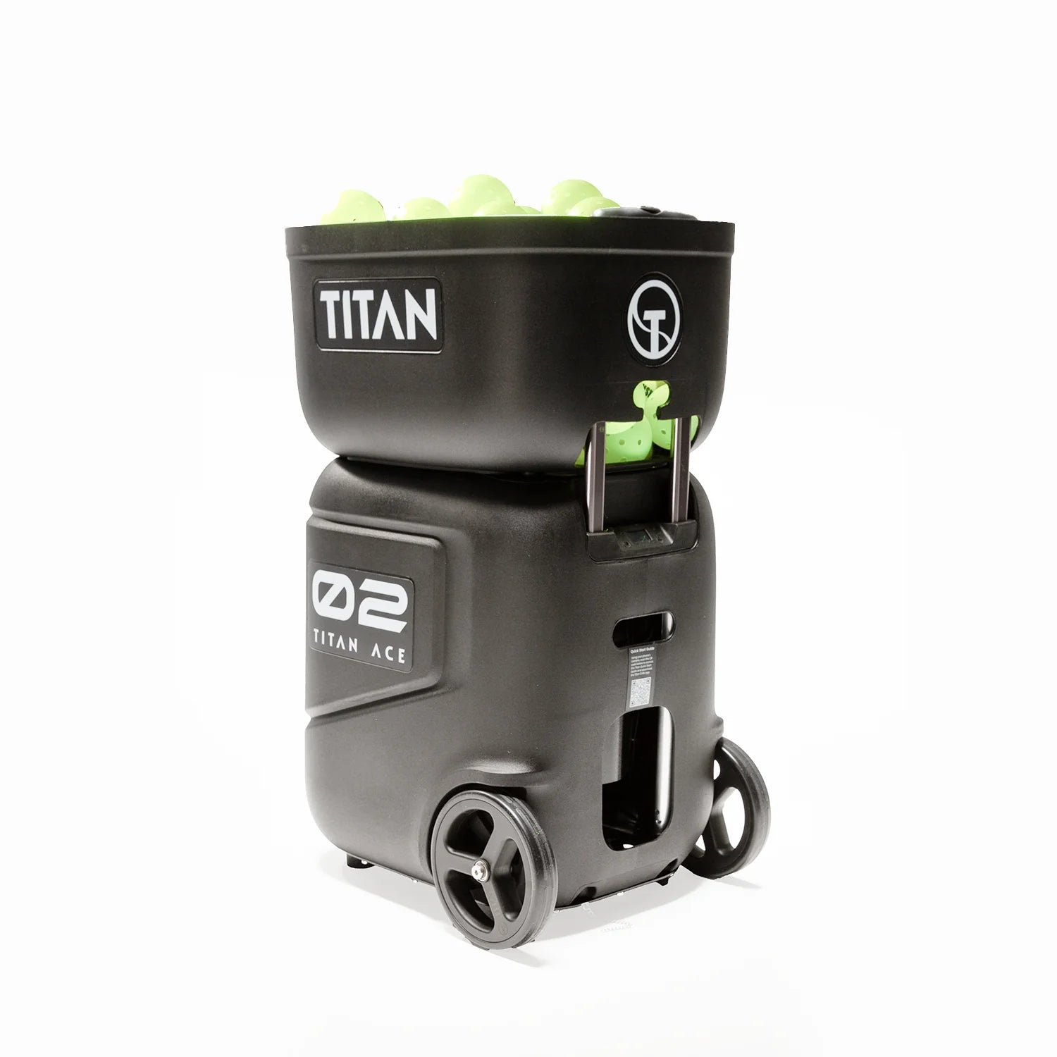Titan ACE Pickleball Machine - Ball Launcher (Battery & Charger Not Included)