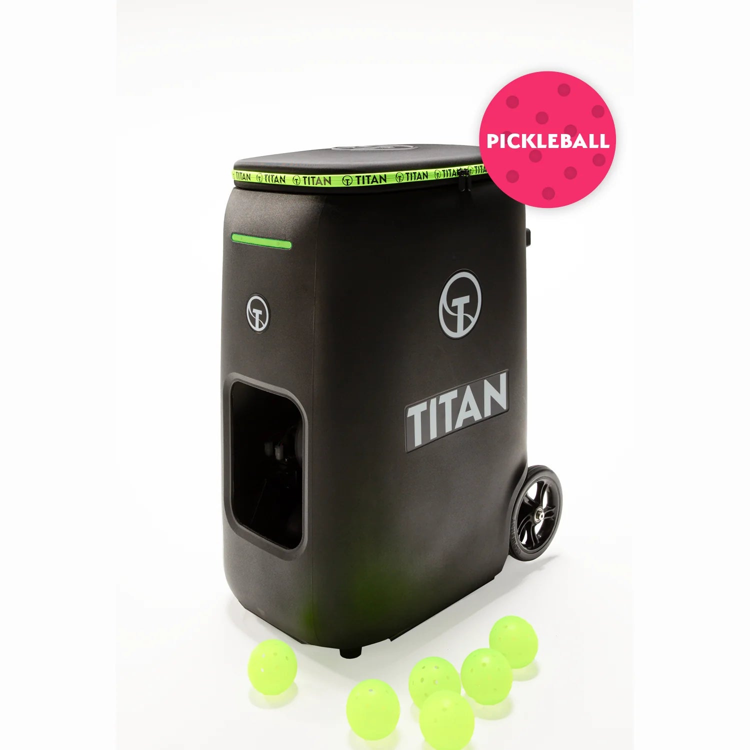 Titan One Pickleball Machine – Ball Launcher for Drills & Training (Battery & Charger Not Included)