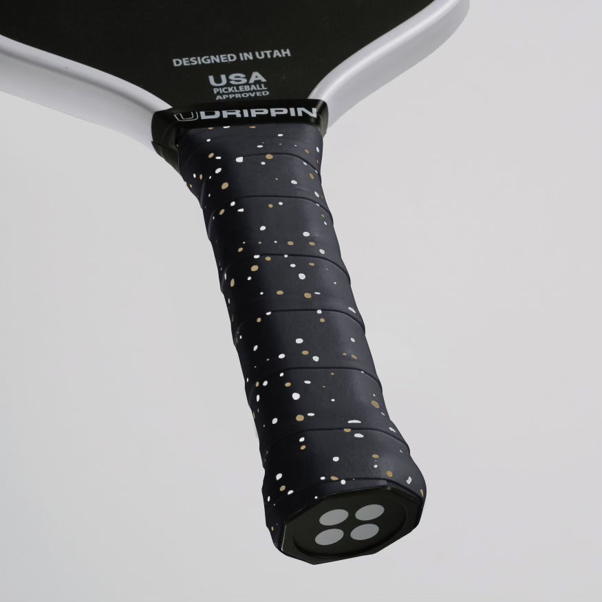 UDrippin - Drew Brees x MAD DROPS - NOLA Black Custom Pickleball Paddle Grips - 3 Pack