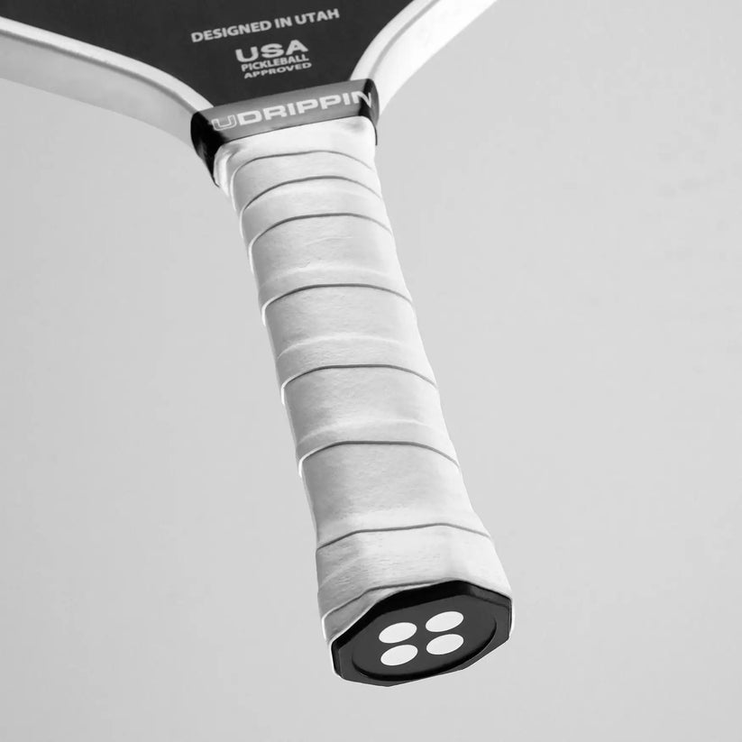 UDrippin - Pro Tour Pickleball Paddle Grips (Pure White) - 3 Pack