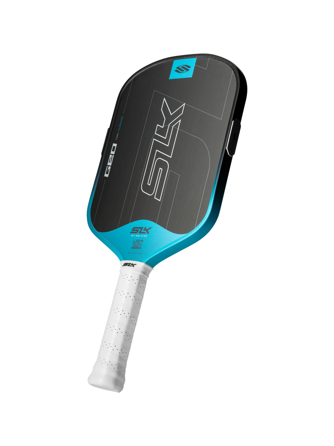 Selkirk – SLK Geo Elongated Pickleball Paddle 14mm (Cyan)